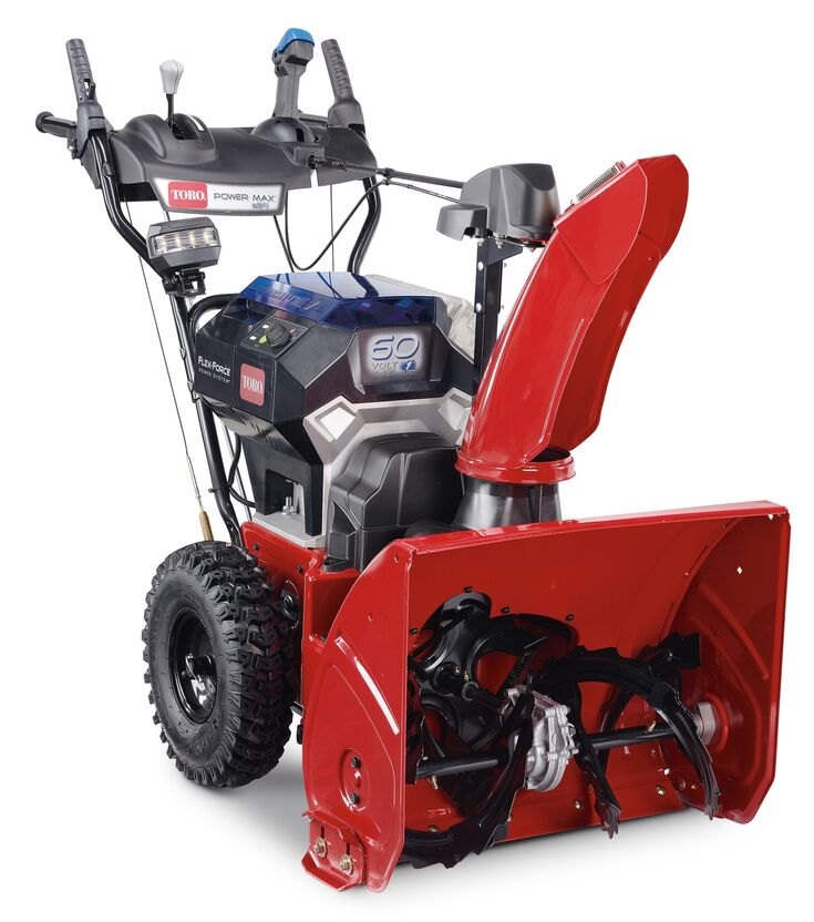 Toro 60V MAX Power Max e24 (39924) 24 in. Two-Stage 60V Cordless Snow Blower, 2 x 6.0Ah Battery Kit